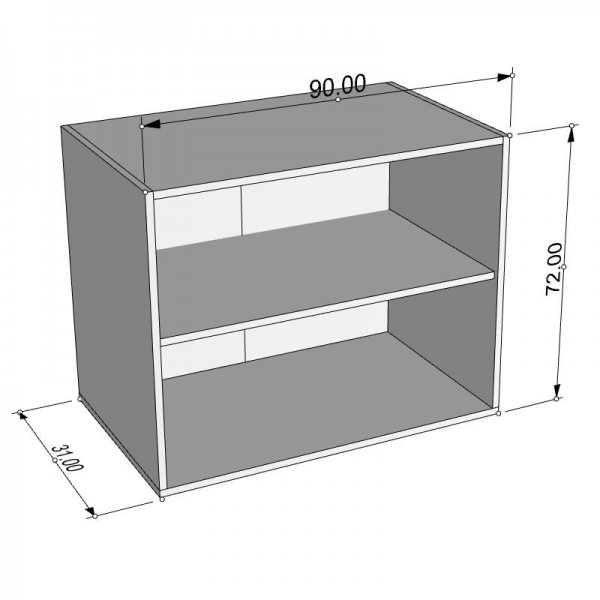 White high tilting kitchen...