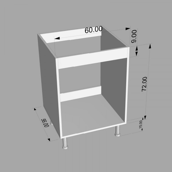 Low white kitchen cabinet...